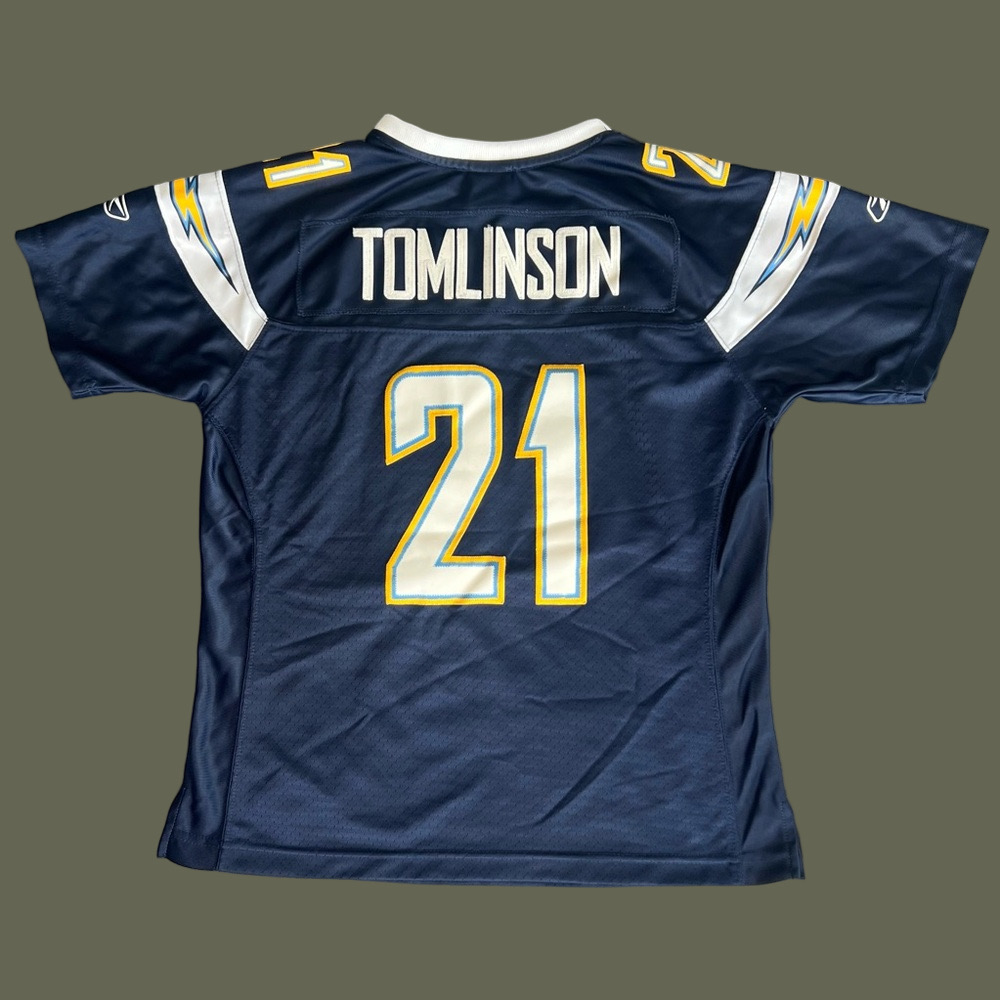 Ladanian Tomlinson San Diego Chargers 
Vintage Reebok Youth Football Jersey